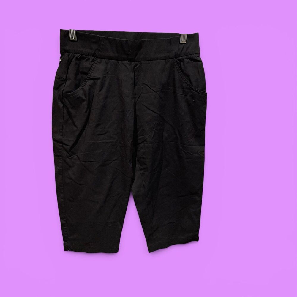 Cute Columbia lightweight capri stretch pants outdoor hiking yoga pockets